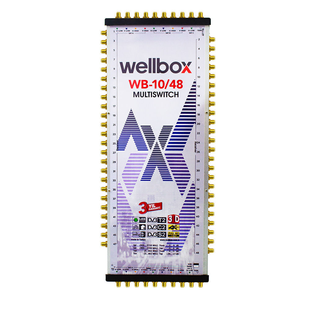 WELLBOX WXM-1048 10X48 MULTİSWİCH